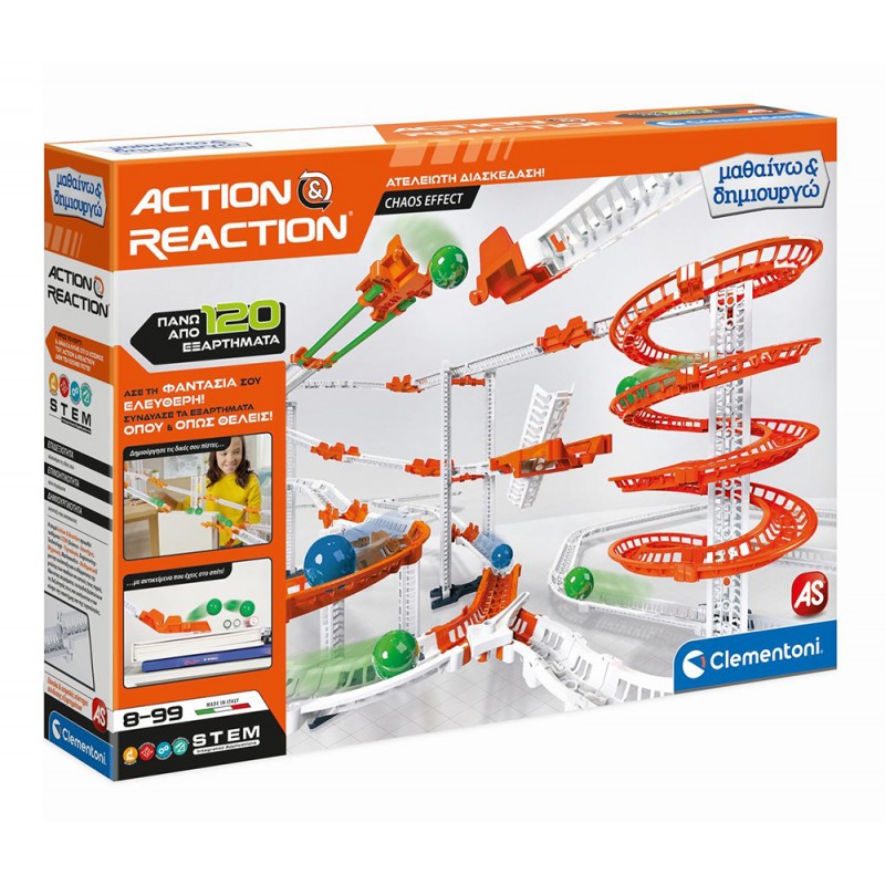 Clementoni Μαθαίνω Και Δημιουργώ – Action Reaction Chaos Effect 1026-63296