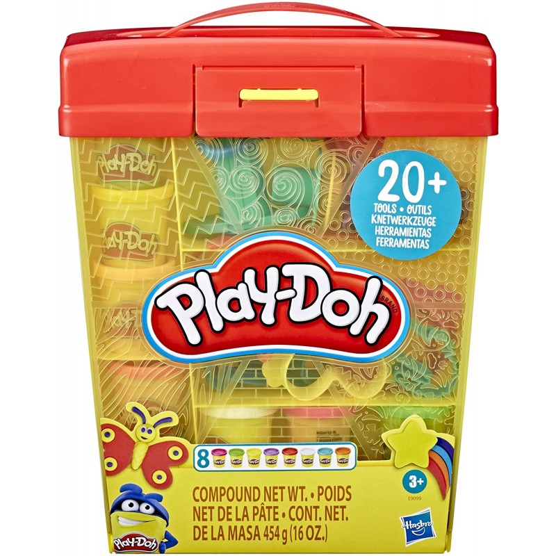 Hasbro Play-Doh 20+ Εργαλεία Και Αποθήκευση E9099