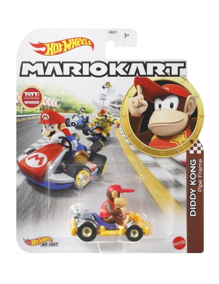 Mattel Hot Wheels Mario Kart Diddy Kong GBG25 / GRN15 Παιχνίδια