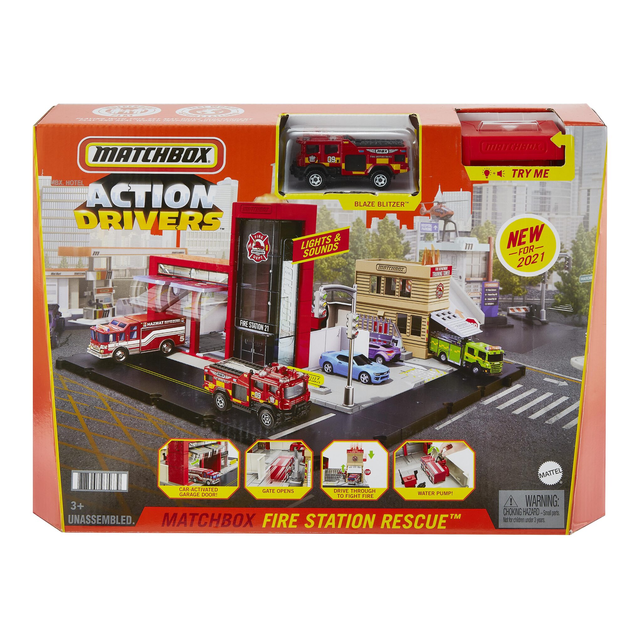 Mattel MATCHBOX ΜΕΓΑΛΑ ΣΕΤ ΔΡΑΣΗΣ HBD74 - Παιχνίδια, Παιδικά είδη