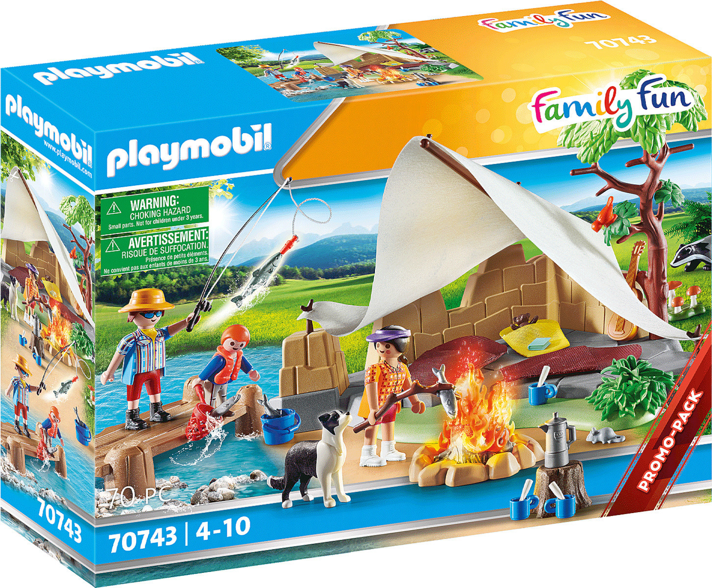 Playmobil Family Fun ΚΑΤΑΣΚΗΝΩΣΗ ΣΤΗΝ ΕΞΟΧΗ 70743