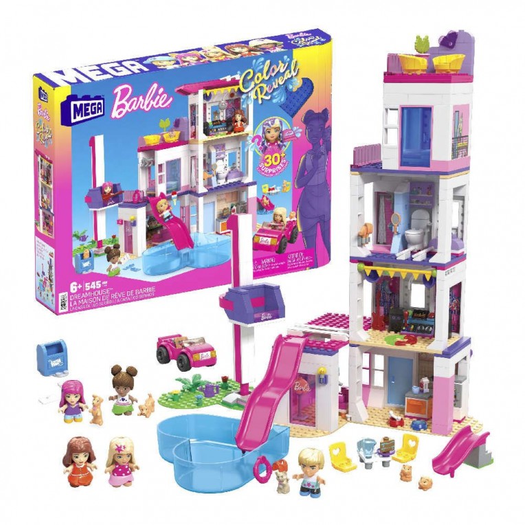 Mega Bloks Barbie Color Reveal Dreamhouse HHM01 Παιχνίδια, Παιδικά είδη