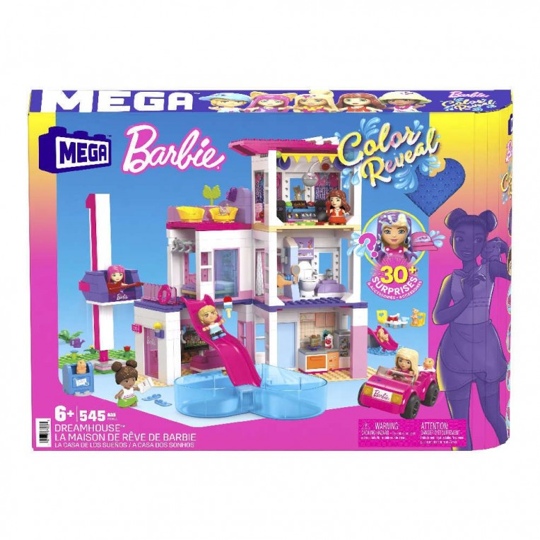 Mega Bloks Barbie Color Reveal Dreamhouse HHM01 - Παιχνίδια, Παιδικά είδη