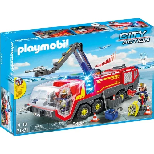Playmobil City Action Πυροσβεστικό Όχημα Με Φώτα, Ήχο Και Κανόνι 71371