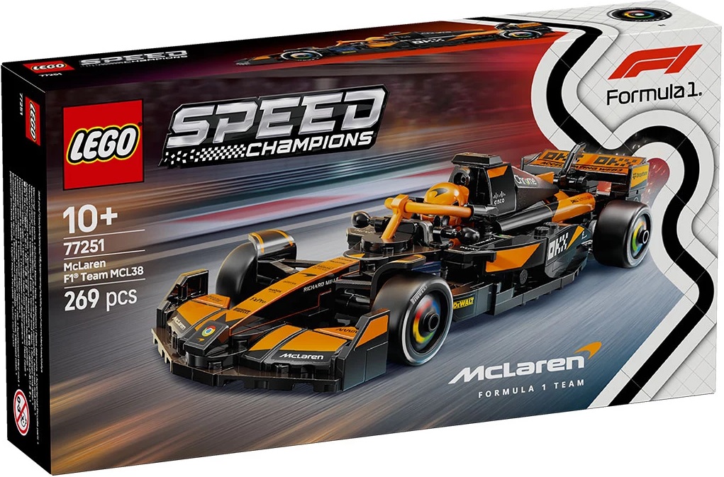Lego Speed Champions Mclaren F1 Team MCL38 Race Car 77251