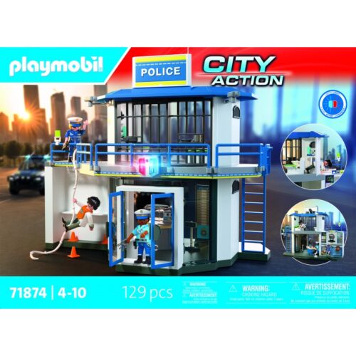 Playmobil Αστυνομικό Τμήμα Με Δωμάτιο Ερευνών 71874