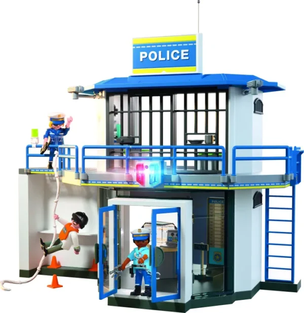 Playmobil Αστυνομικό Τμήμα Με Δωμάτιο Ερευνών 71874