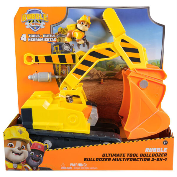 PAW PATROL RUBBLE CREW RUBBLE ULTIMATE TOOL BULLDOZER 6073297