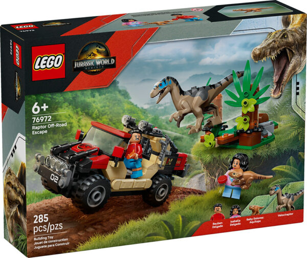 LEGO Jurassic World Raptor Off-Road Escape  76972