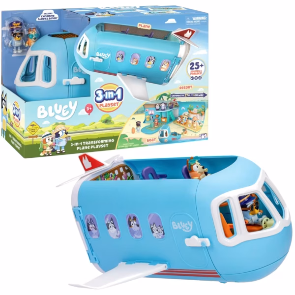 Giochi Preziosi Bluey 3 σε 1 Αεροπλάνο BLY75000