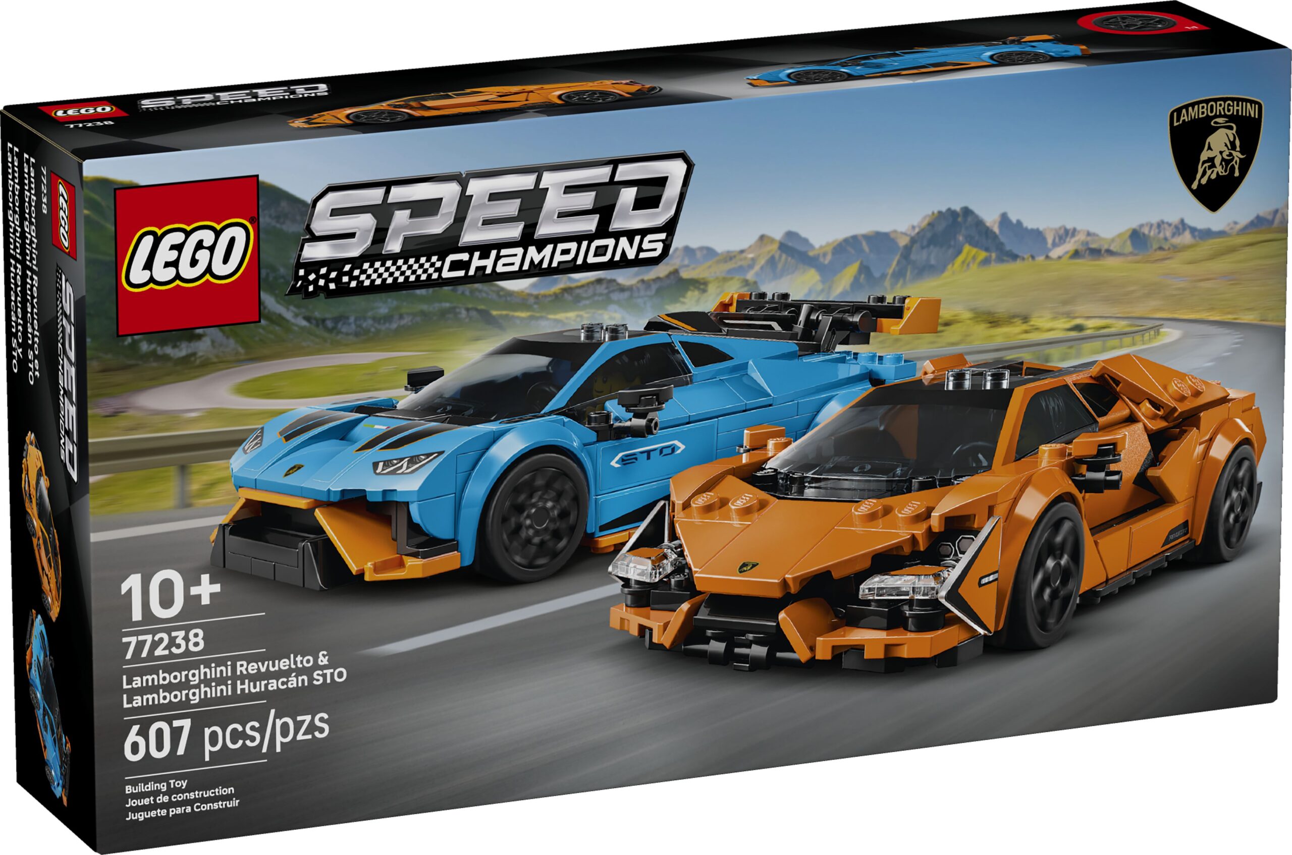 LEGO Speed Champions Lamborghini Revuelto & Hucaran STO 77238