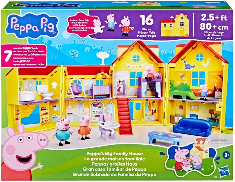 Hasbro Peppa Pig Peppa's Big Family House Playset G0508