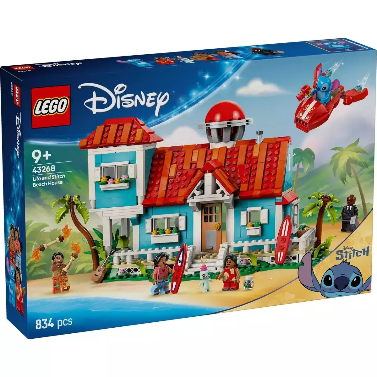 LEGO Disney Classic Lilo and Stitch Beach House 43268
