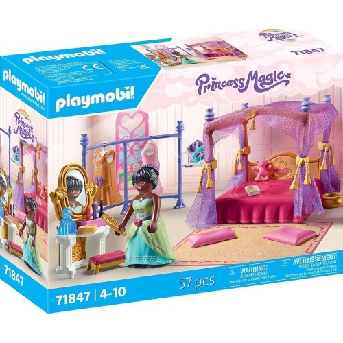 Playmobil Princess Magic Βασιλικό Υπνοδωμάτιο με Βεστιάριο 71847