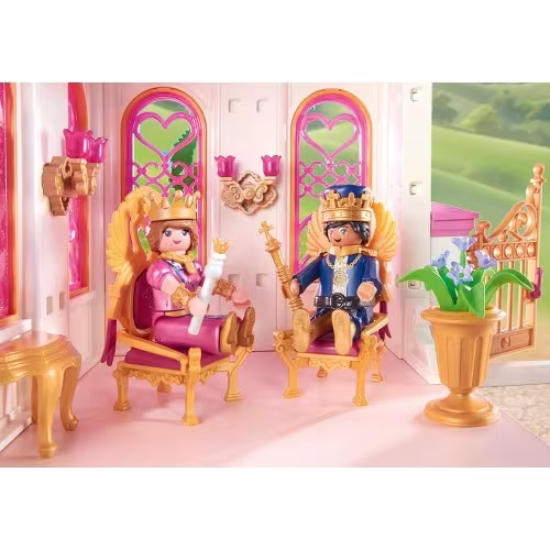Playmobil Princess Magic Παραμυθένιο Παλάτι Με Βασιλιά Και Βασίλισσα 71845