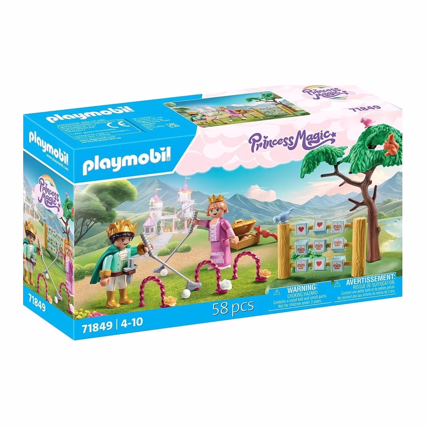 Playmobil Princess Magic Βασιλικοί Διάδοχοι Με Παιχνίδια Στον Κήπο 71849
