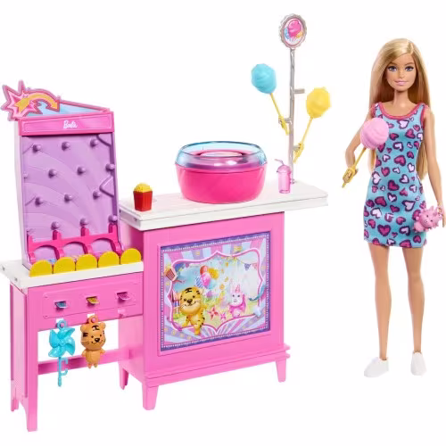 Mattel Barbie Παιχνίδια Στο Λουνα Παρκ Κούκλα JFV67