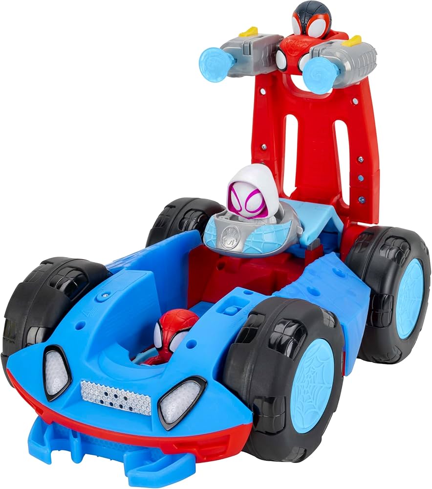 Spidey and His Amazing Friends Όχημα Flip & Reveal Cruiser με Ήχο και Φως JWS00381