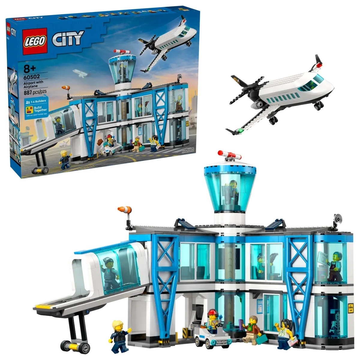 LEGO City Airport With Airplane 60502