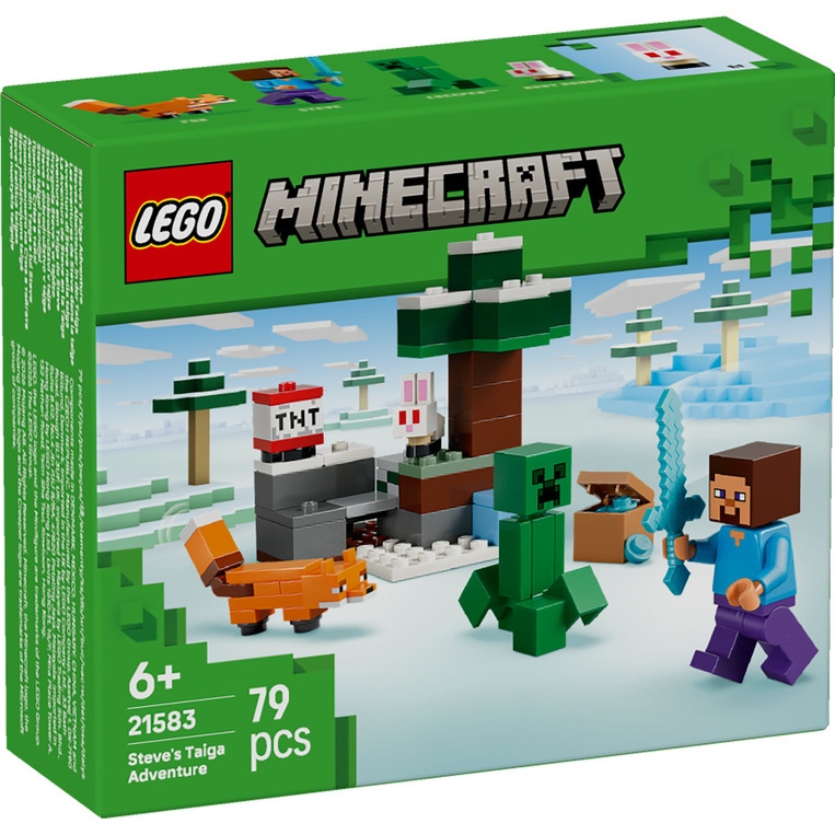 LEGO Minecraft Steve's Taiga Adventure 21583