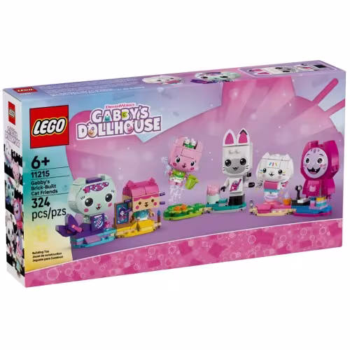 LEGO Gabby's Dollhouse Dollhouse gabby's brick-built cat friends 11215