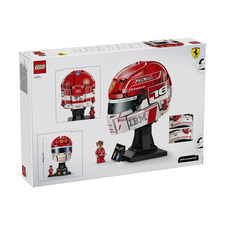LEGO Scuderia Ferrari HP Charles Leclerc Helmet LE43014