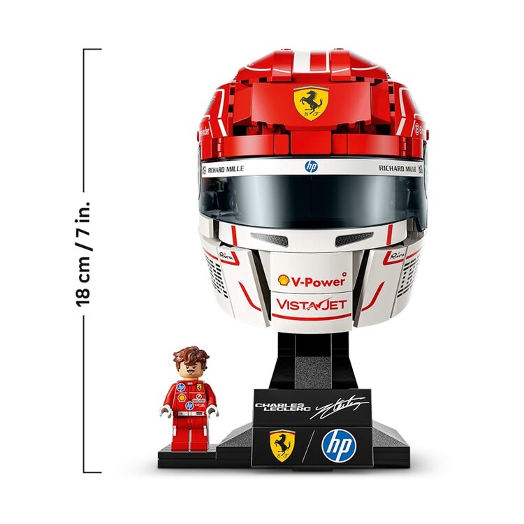 LEGO Scuderia Ferrari HP Charles Leclerc Helmet LE43014