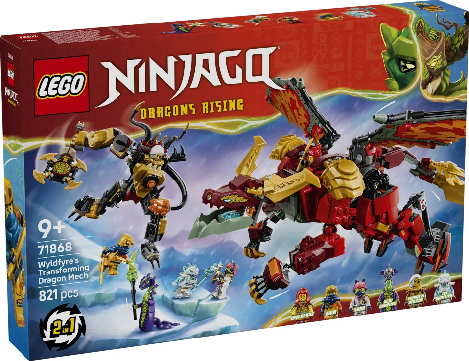 LEGO Ninjago Wyldfyre's Transforming Dragon Mech LE71868