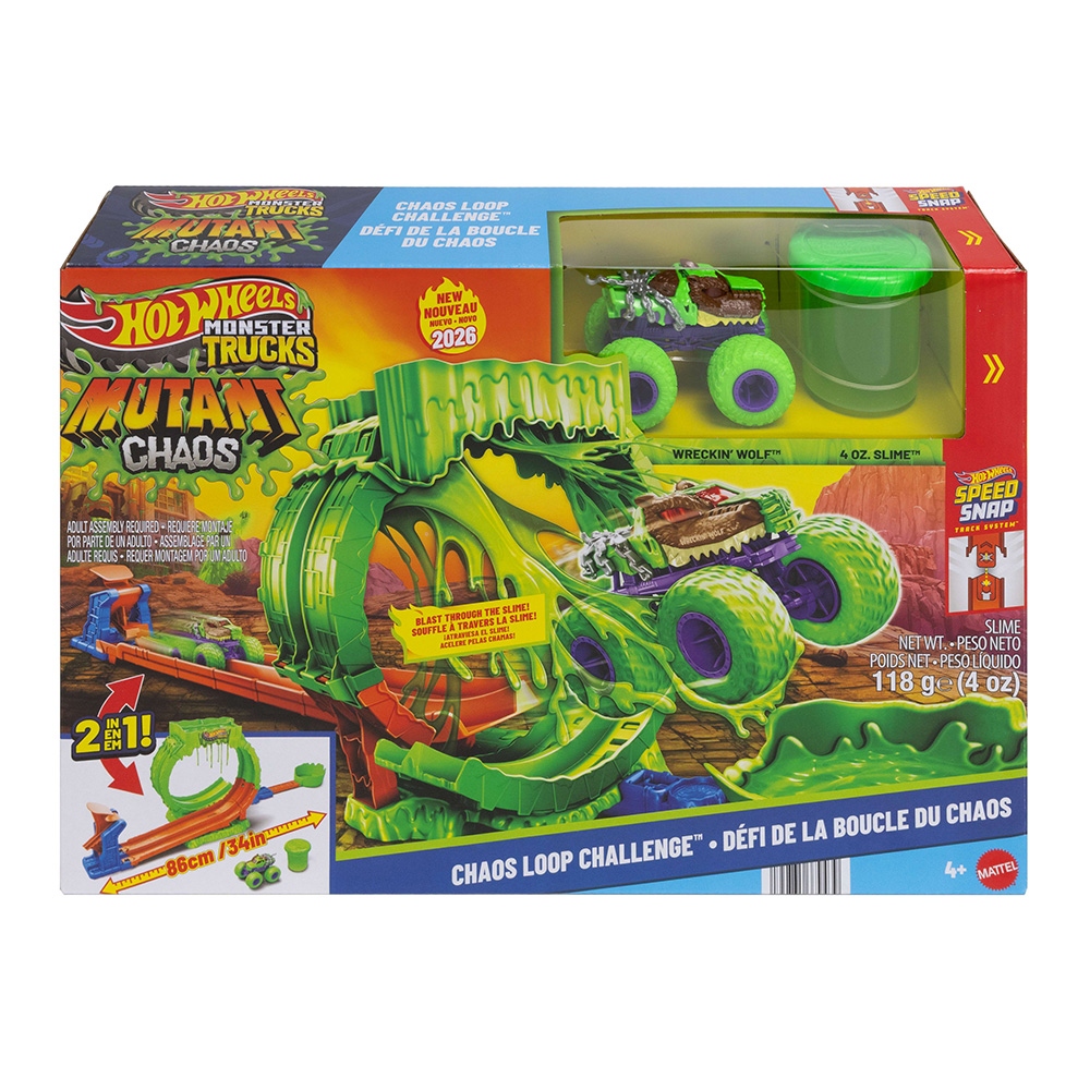 Hot Wheels Monster Trucks Mutant Chaos Loop Challenge JMK91