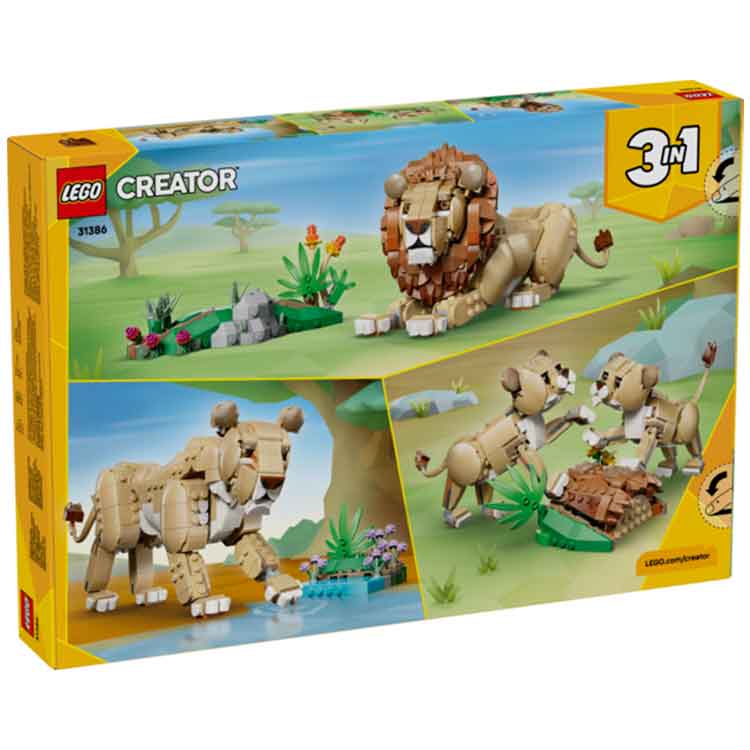 LEGO Creator 3 in 1 Wild Animals: Majestic Lion LE31386