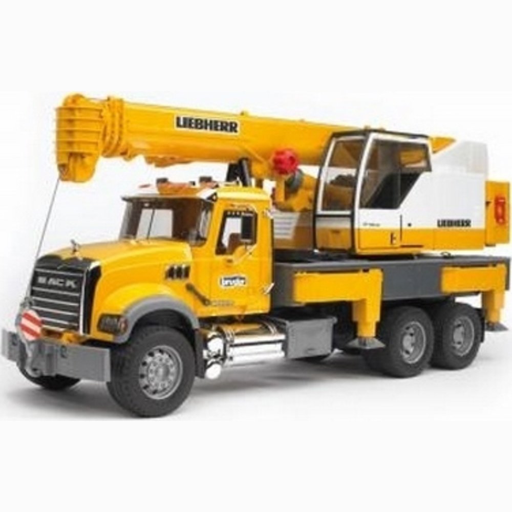 Bruder Mack Granite Liebherr Crane Truck Γερανός 1:16 για 3+ Ετών