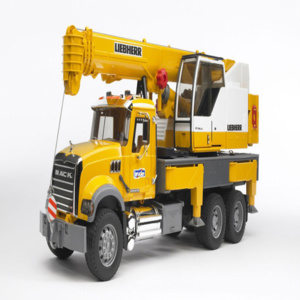 Bruder Mack Granite Liebherr Crane Truck Γερανός 1:16 για 3+ Ετών
