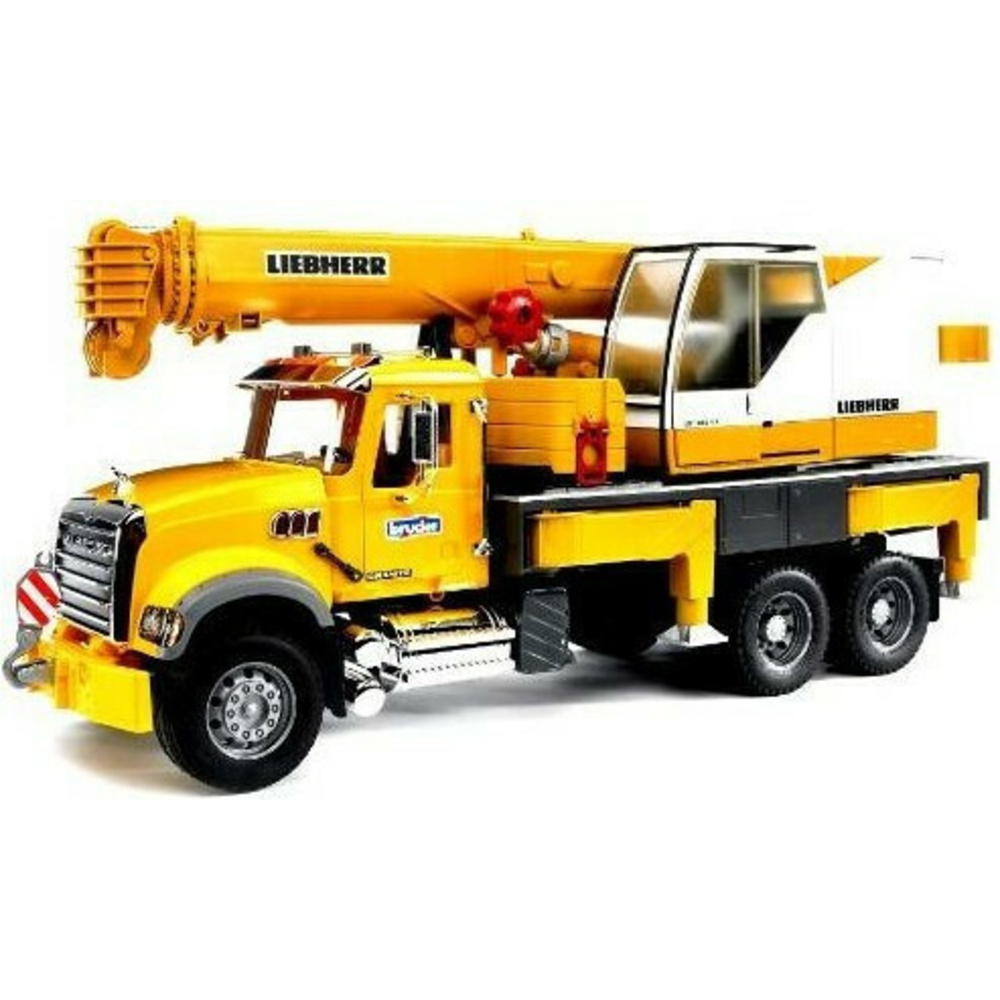 Bruder Mack Granite Liebherr Crane Truck Γερανός 1:16 για 3+ Ετών