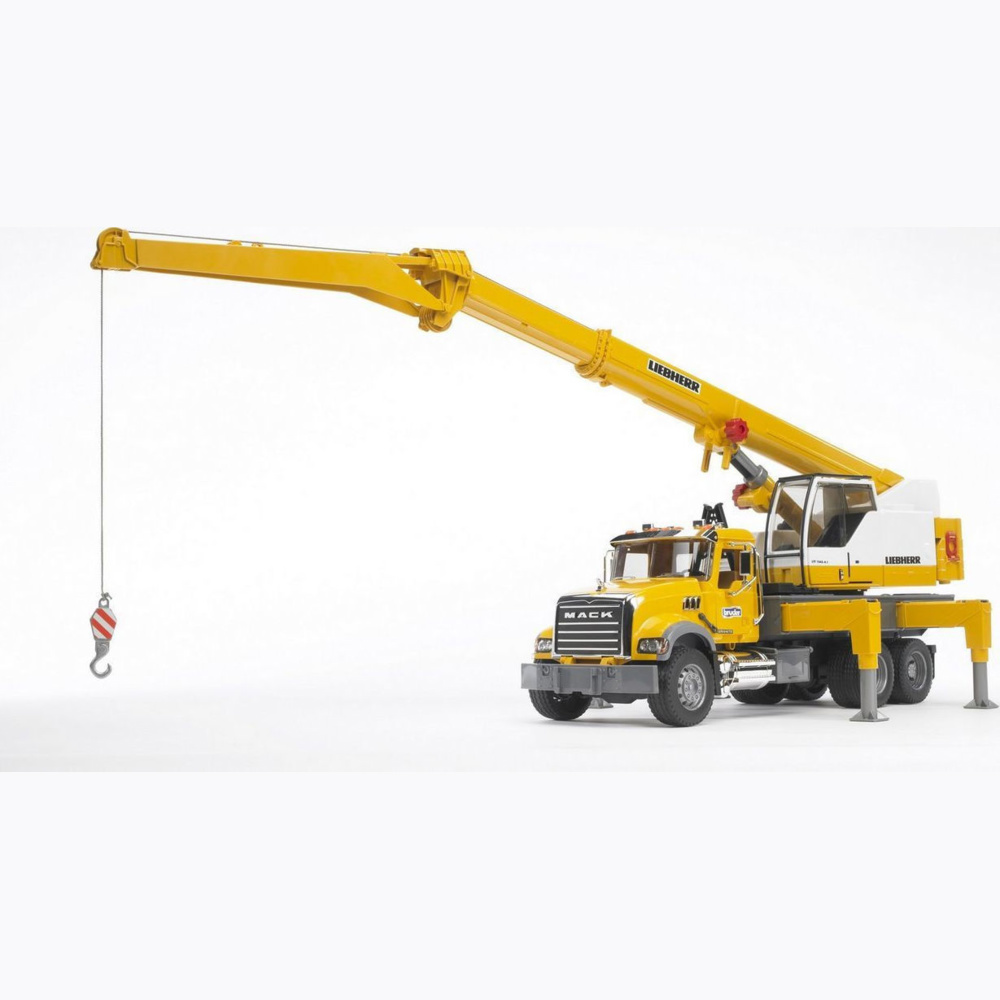 Bruder Mack Granite Liebherr Crane Truck Γερανός 1:16 για 3+ Ετών