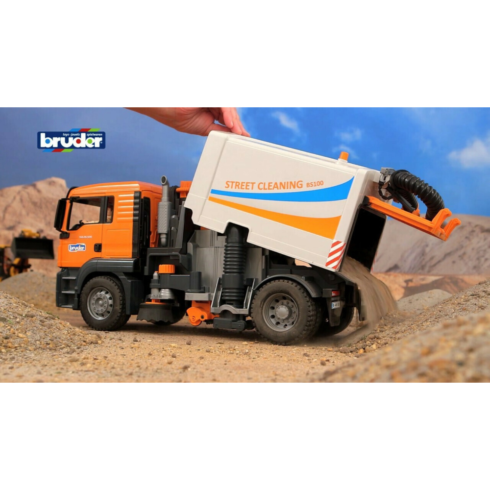Bruder MAN TGS Street Sweeper Φορτηγό 1:16 για 3+ Ετών 03780