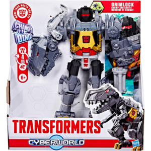 Φιγούρα Δράσης Changes to Dino: Cyberworld Transformers Chomp & Battle Grimlock για 6+ Ετών 22.5εκ. G0748