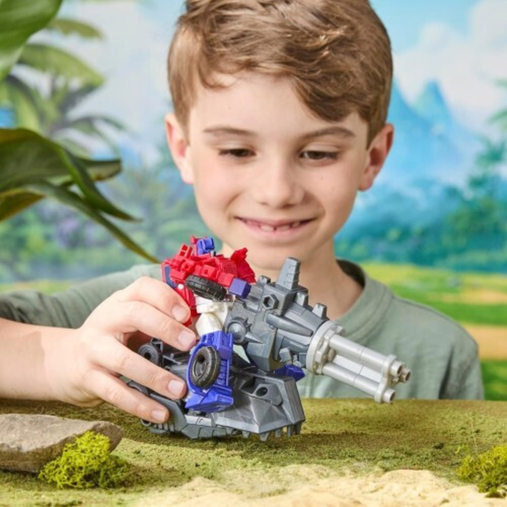 Φιγούρα Δράσης Changes to Dino: Cyberworld Transformers Chomp & Battle Grimlock για 6+ Ετών 22.5εκ. G0748