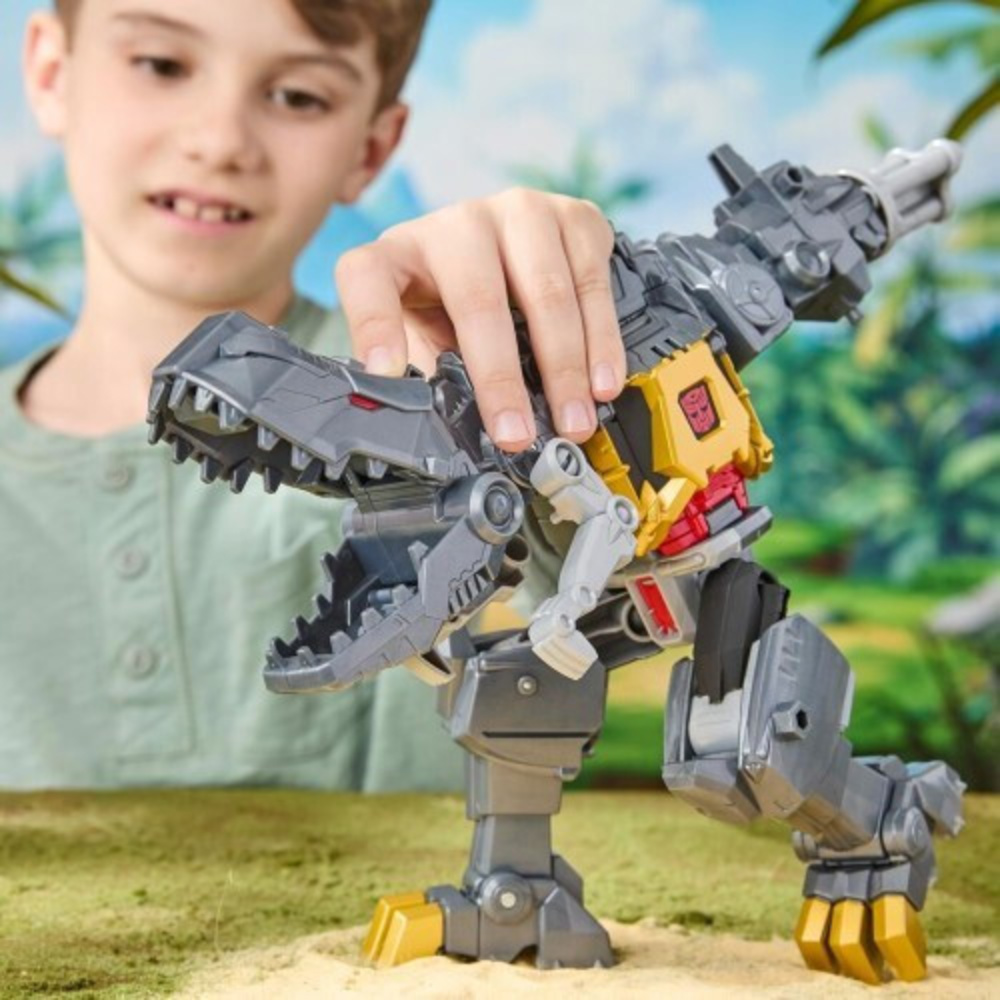 Φιγούρα Δράσης Changes to Dino: Cyberworld Transformers Chomp & Battle Grimlock για 6+ Ετών 22.5εκ. G0748