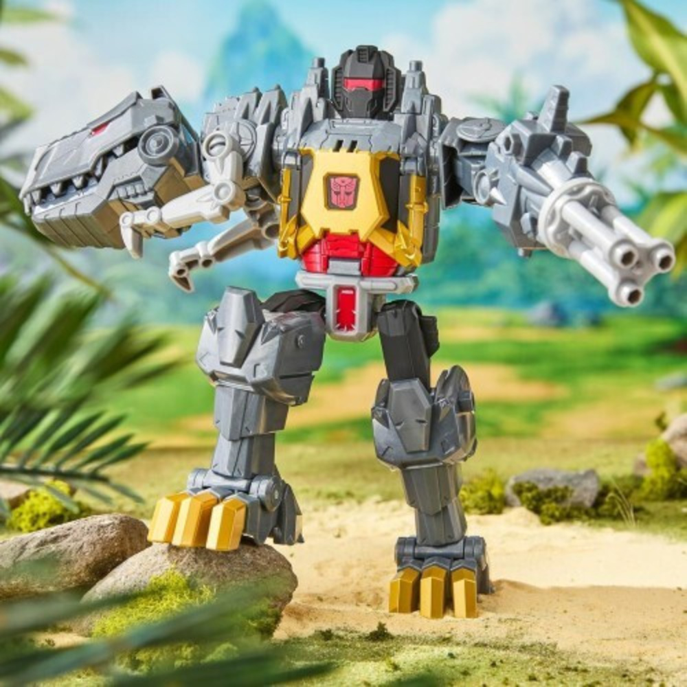 Φιγούρα Δράσης Changes to Dino: Cyberworld Transformers Chomp & Battle Grimlock για 6+ Ετών 22.5εκ. G0748