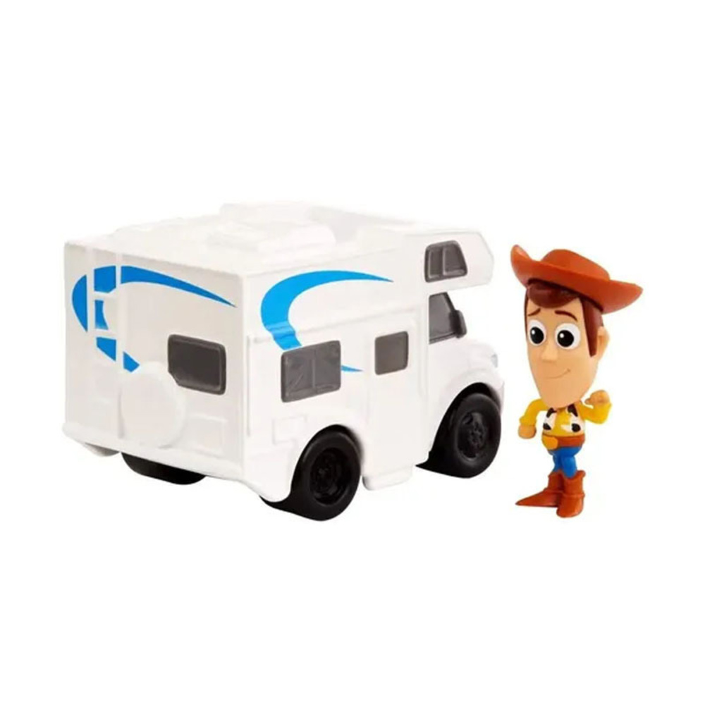 Φιγούρα Mini Woody Τροχόσπιτο Συλλεκτικό Σετ Οχήματος Mattel Disney Pixar Toy Story