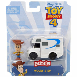 Φιγούρα Mini Woody Τροχόσπιτο Συλλεκτικό Σετ Οχήματος Mattel Disney Pixar Toy Story
