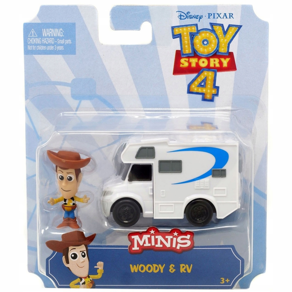 Φιγούρα Mini Woody Τροχόσπιτο Συλλεκτικό Σετ Οχήματος Mattel Disney Pixar Toy Story