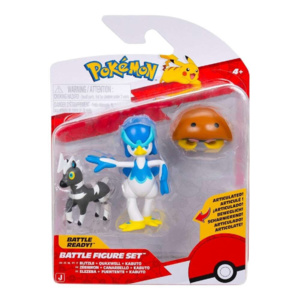 Jazwares 3 Φιγούρες Μάχης Pokemon PKW4094