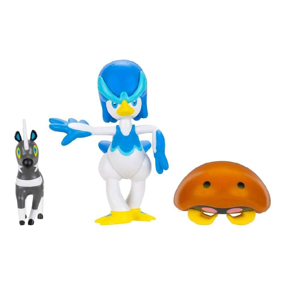 Jazwares 3 Φιγούρες Μάχης Pokemon PKW4094