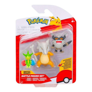 Jazwares 3 Φιγούρες Μάχης Pokemon PKW4095