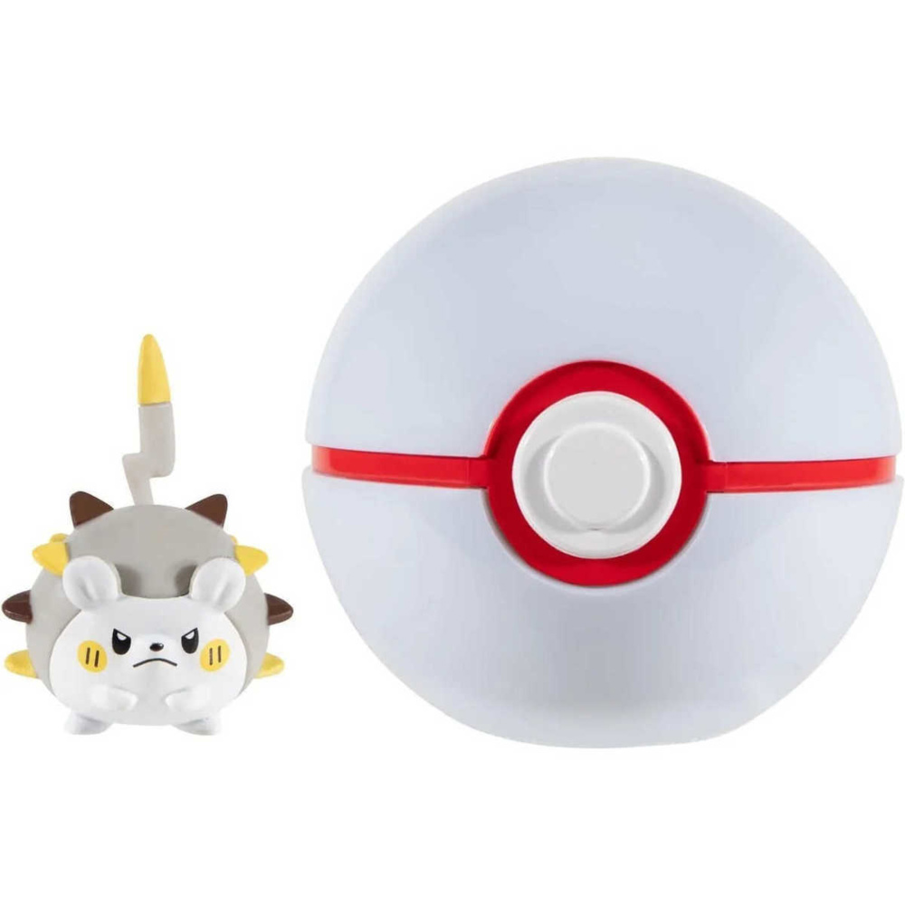 Jazwares Pokemon Clip 'N' Go Pokemon Togedemaru, Premier Ball 2εκ. JW095057