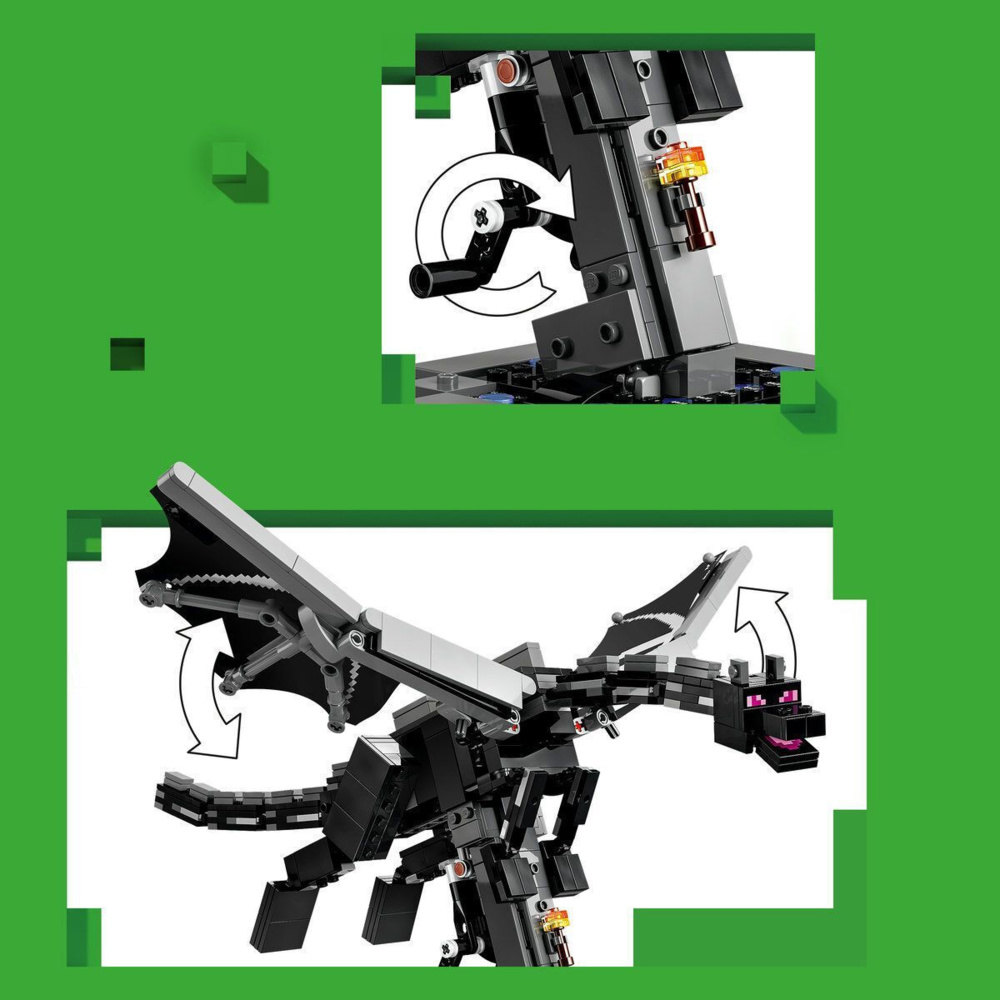 LEGO Minecraft Ender Dragon για 10+ Ετών 710τμχ 21595