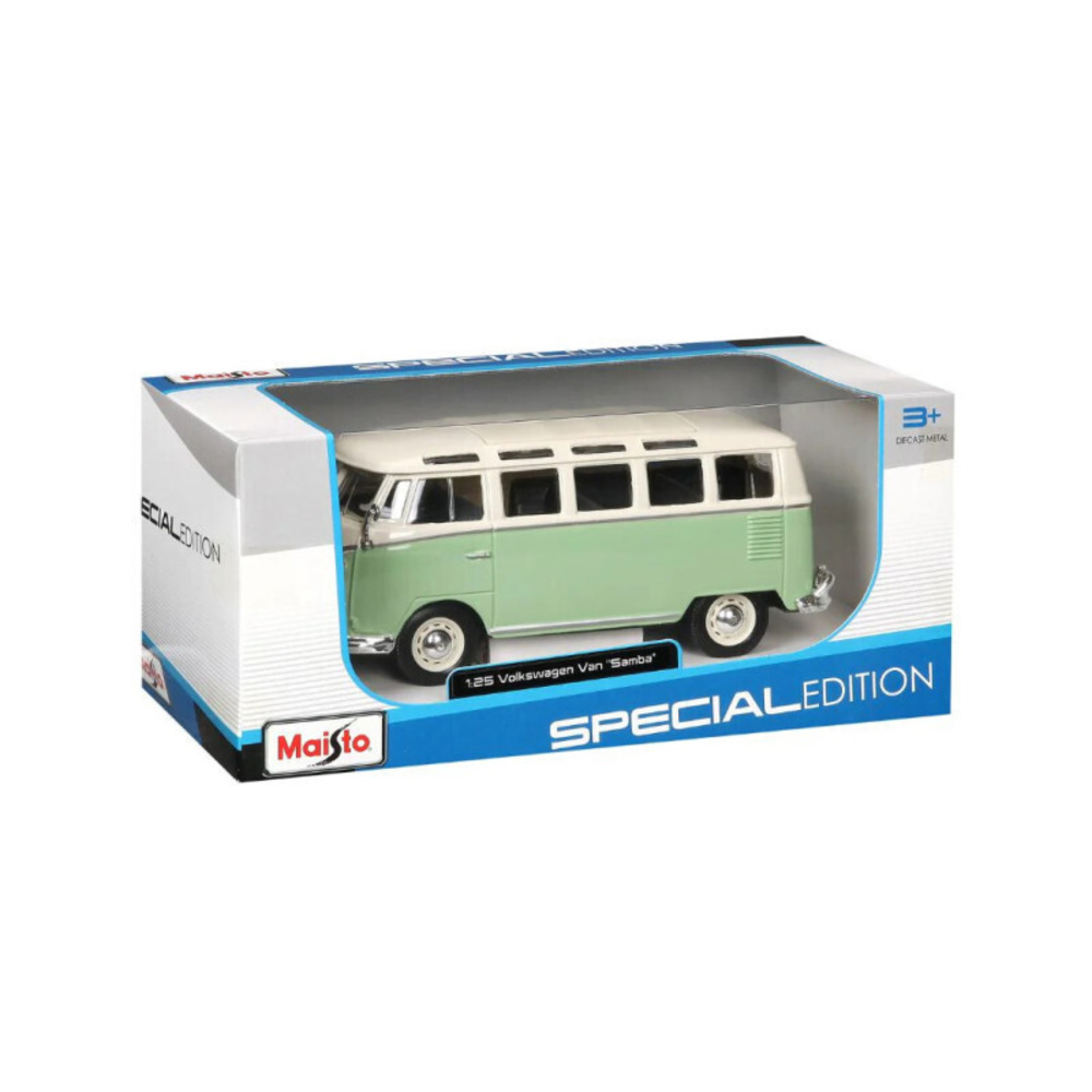Maisto Volkswagen Αυτοκινητάκι Samba Green 1:25 για 3+ Ετών