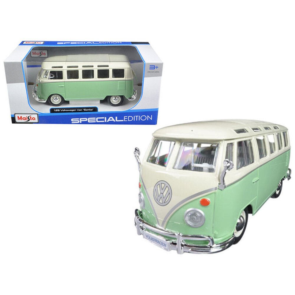 Maisto Volkswagen Αυτοκινητάκι Samba Green 1:25 για 3+ Ετών
