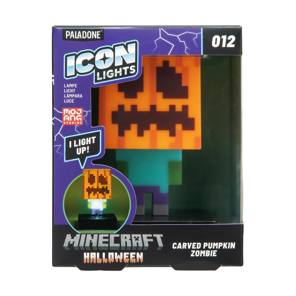 Paladone Παιδικό Φωτιστικό Γραφείου Zombie Jack O Lantern Πορτοκαλί 10x10cm PP15302MCF